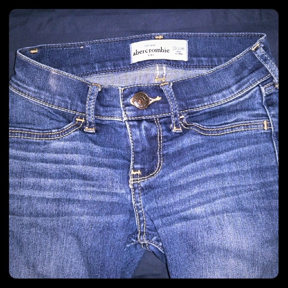 Abercrombie kids skinny jeans